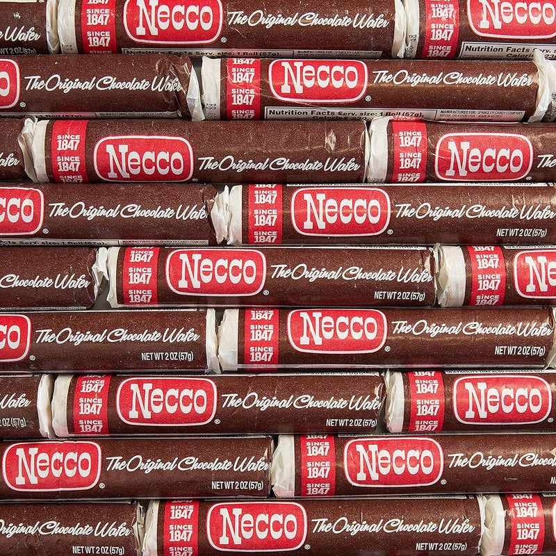 Necco Chocolate Wafers - Pack of 24 Rolls - Image 2